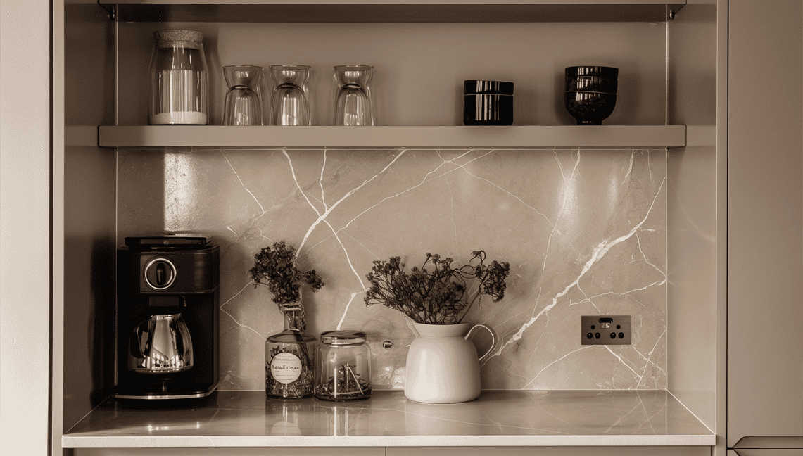 MG Home kitchen interior by Olive Hue Interiors